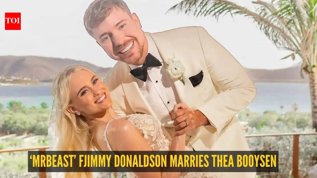 MrBeast finds MrsBeast: Jimmy Donaldson weds Thea Booysen, shares wedding pictures
