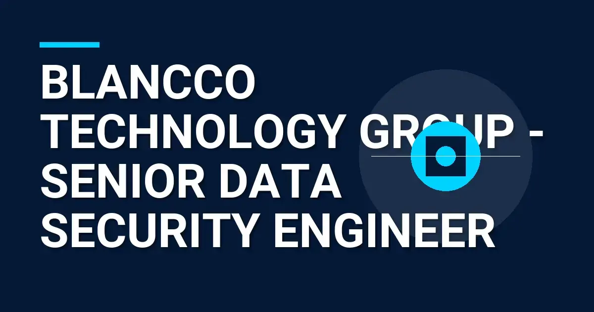 Blancco Technology Group - Senior Data Security Engineer