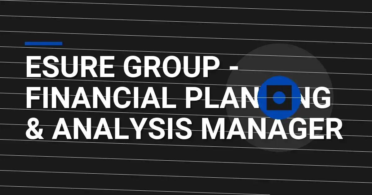 esure Group - Financial Planning & Analysis Manager