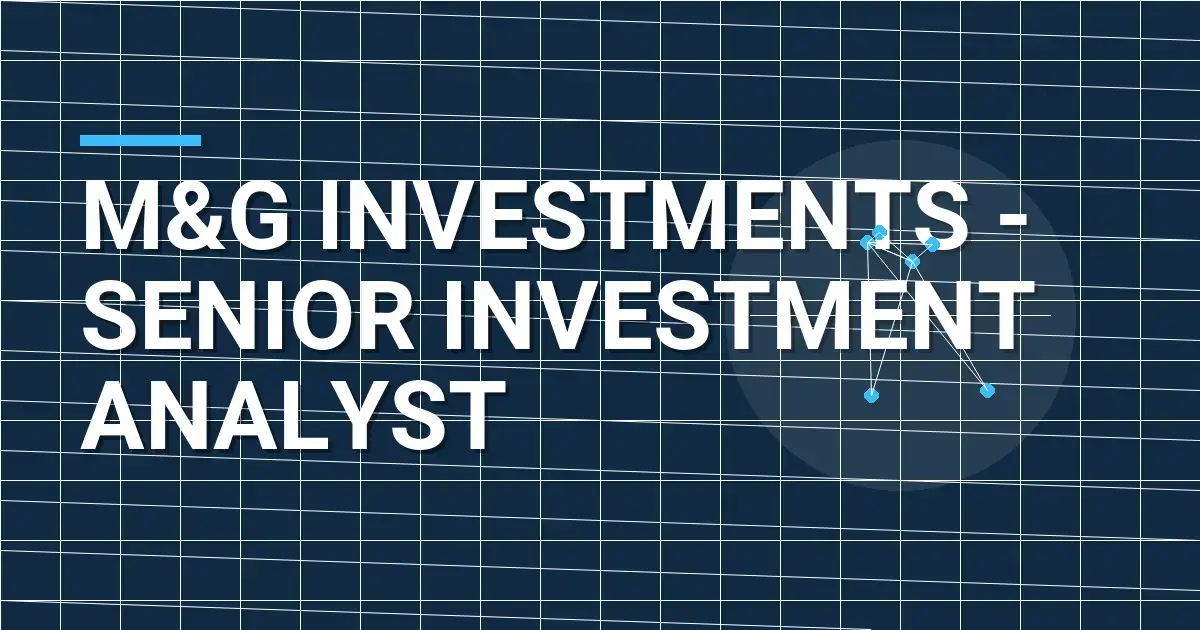 M&G Investments - Senior Investment Analyst