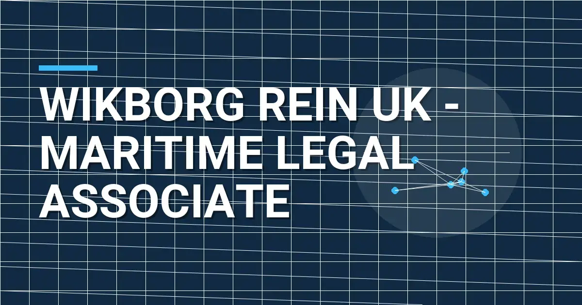 Wikborg Rein UK - Maritime Legal Associate